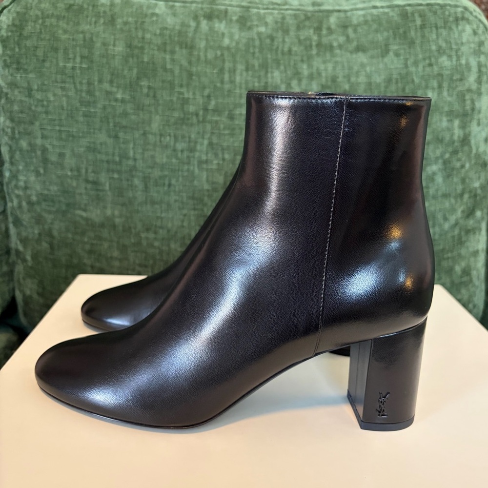 Saint Laurent LouLou 70 Ankle Bootie
